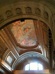 The New York Public Library's Rotunda ceiling:  Prometheus bringing the gift of fire