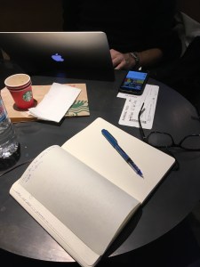 Writing at Ataturk Airport